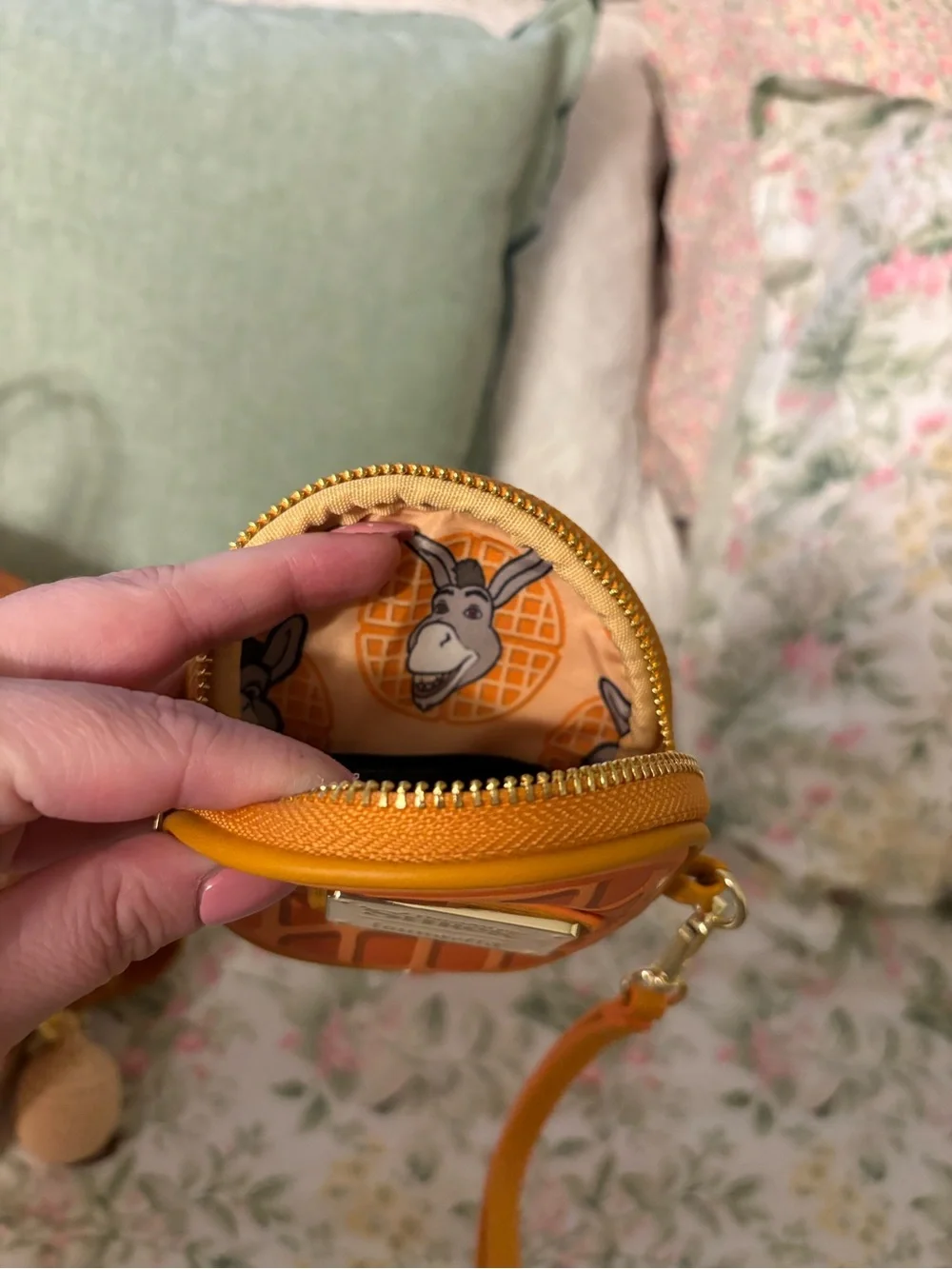 Loungefly Orange Shrek Round Coin Purse